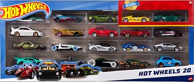 Hot Wheels Pack de 2 vehiculos, Coches de Juguetes, Modelos Surtidos (Mattel H745)