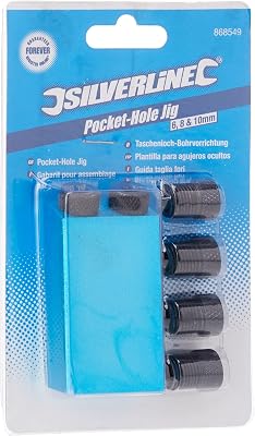 Silverline 868549 Gabarit pour assemblage par vissage oblique 6/8/10 mm