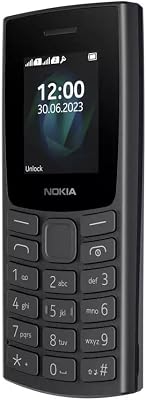 Brand new Nokia 105 unlocked black, [Importado de UK]