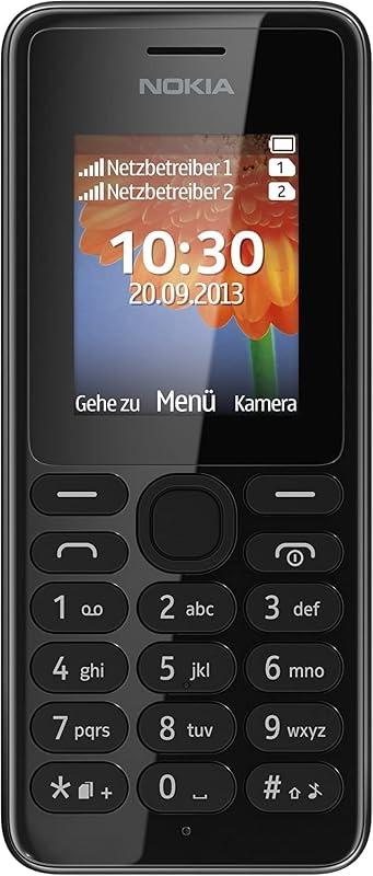 Nokia 108 - Mobile Phone, Black