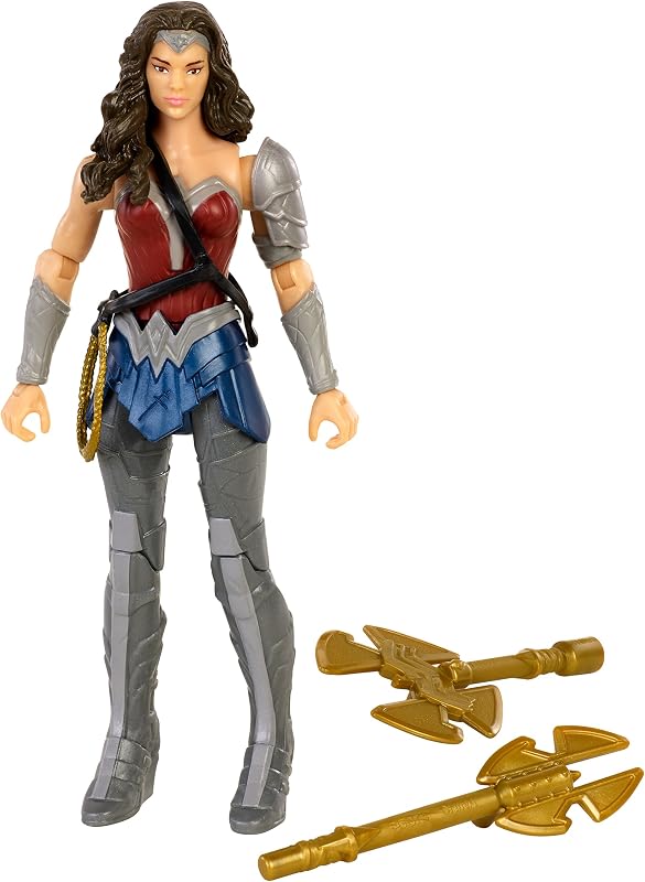 Mattel Justice League - Figura básica Wonder Woman con Battle Armour, 15 cm FGG73