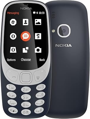 Nokia 3310 Dual SIM - Teléfono Móvil Retro, color Azul Oscuro - versión 2017