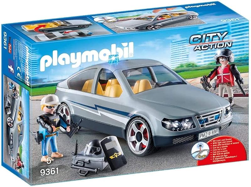 PLAYMOBIL 9361 Coche Civil de Las Fuerzas Especiales, A Partir de 5 años