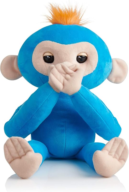 WowWee Fingerlings Hugs - Boris - Juguete Interactivo de Peluche de Mono