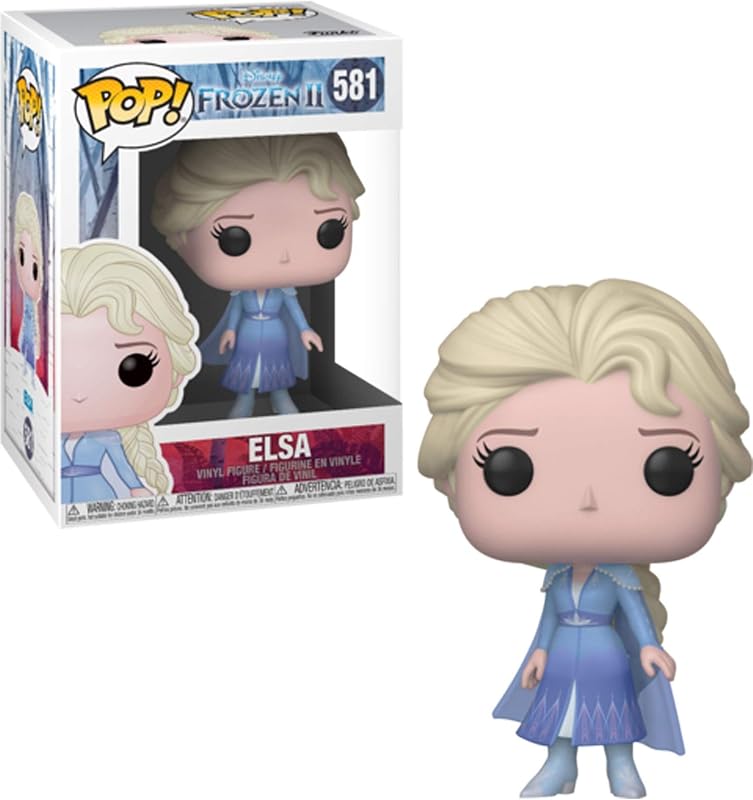 POP Funko Disney: Frozen 2 - Elsa | Merchandising Oficial de Cartoon/Animation - Figura de Vinilo Coleccionable para Decoración - Regalo Friki de Cumpleaños