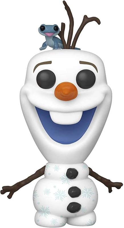 Funko Pop! Disney: Frozen 2 - Olaf with Bruni | Merchandising Oficial - Figura de Vinilo Coleccionable para Decoración - Regalo Friki de Cumpleaños