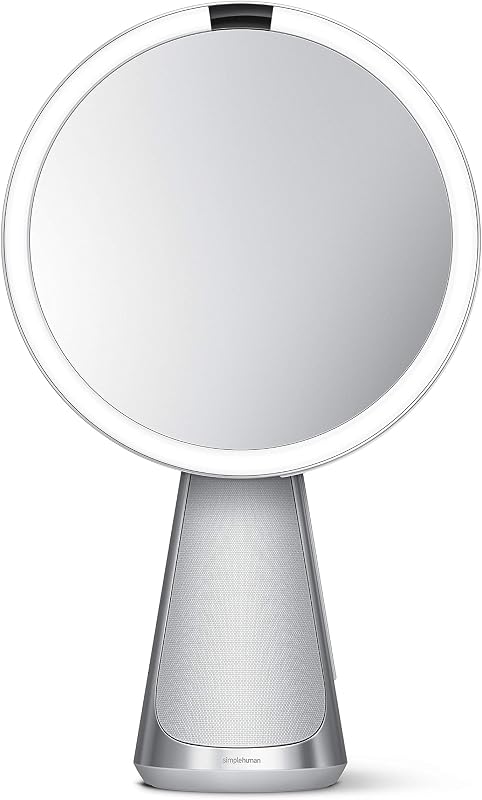 simplehuman, Espejo con Sensor hi-fi, Acero Inoxidable Cepillado