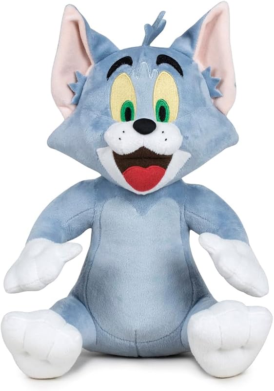 Teddys Rothenburg Tom y Jerry - Gato de peluche (20 cm), color gris azulado