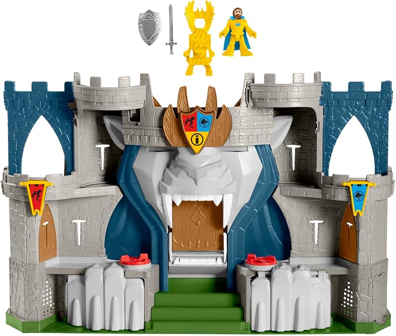Fisher-Price Imaginext Castillo aventuras Set de juego con figura de juguete y accesorios, regalo para niños +3 años