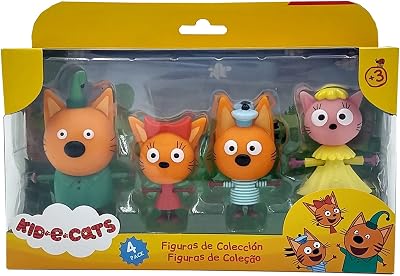 Bizak Kid E Cats Pack 4 Figuras Articuladas (63175006)