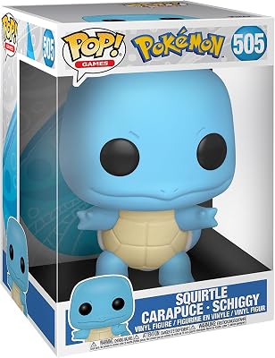 Funko Pop! Games: Pokemon - 10" Squirtle - Figura in Vinile da Collezione - Idea Regalo - Merchandising Ufficiale - Giocattoli per Bambini e Adulti - Video Games Fans - Figura per i Collezionisti