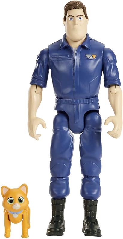 Disney Pixar Lightyear Pixar Lightyear Jumpsuit Buzz Figura 12 cm de juguete, regalo para niños +4 años