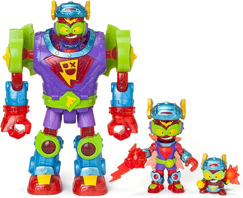 SUPERTHINGS - Superbot Fury Storm, Robot articulado con Accesorios de Combate, 1 Kazoom Kid y 1 SuperThing