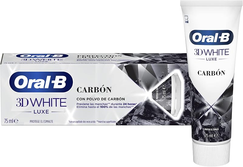 Oral-B 3D White Luxe Carbón Pasta Dentífrica 75ml