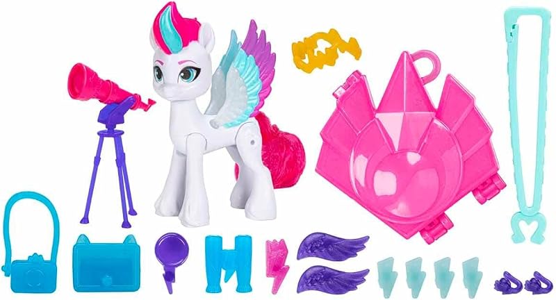 My Little Pony Juguete Deja tu Huella - Mágico Marca de Belleza - Hoof to Heart - Poni Zipp Storm de 7,5 cm - A Partir de 5 años
