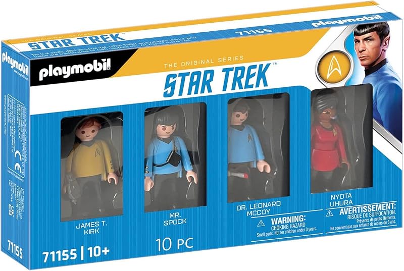 PLAYMOBIL 71155 Star Trek Figuras de Star Trek, A Partir de 10 años, Multicolor, 4 Figuras