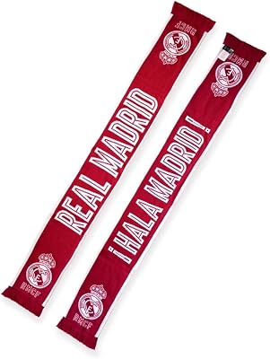 R ROGER'S Bufanda doble cara Real Madrid Hala Madrid rosa