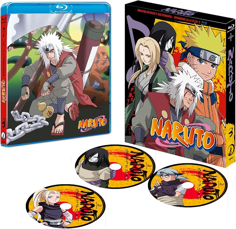 Naruto Box 3 (Episodios 51 a 75) [Bluray]