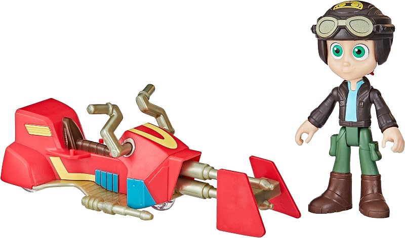 Star Wars - Nash Durango - Figura y Moto Speeder - Figuras y vehículos a Escala de 10 cm - Juguetes Juguetes para niños pequeños