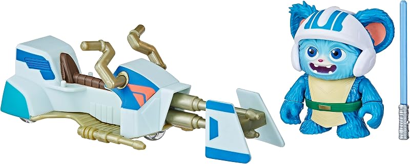Star Wars - Nubs - Figura y Moto Speeder - Figuras y vehículos a Escala de 10 cm - Juguetes Juguetes para niños pequeños