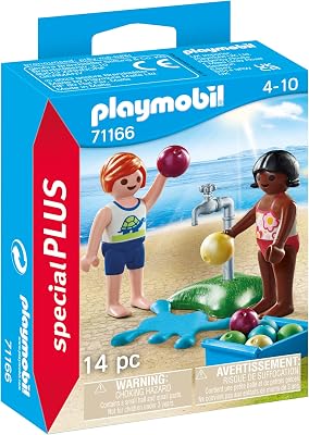 PLAYMOBIL Special Plus, Niños con Globos de Agua, A Partir de 4 años