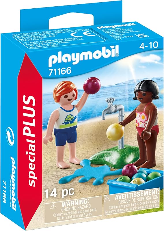 PLAYMOBIL Special Plus, Niños con Globos de Agua, A Partir de 4 años