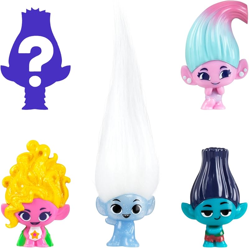 Les Trolls 3 DreamWorks - Coffret mystère de 5 Figurines Mineez