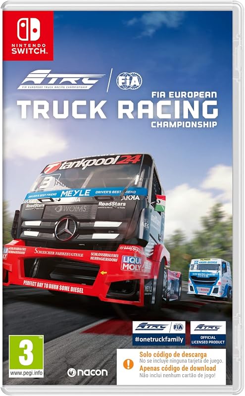 Nacon - FIA European Truck Racing Championship - Videojuego para Nintendo Switch - Código de descarga -[Versión Española]