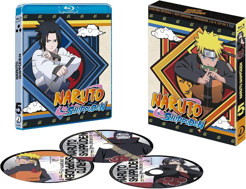 Naruto Shippuden Box 5 Episodios 112 a 137