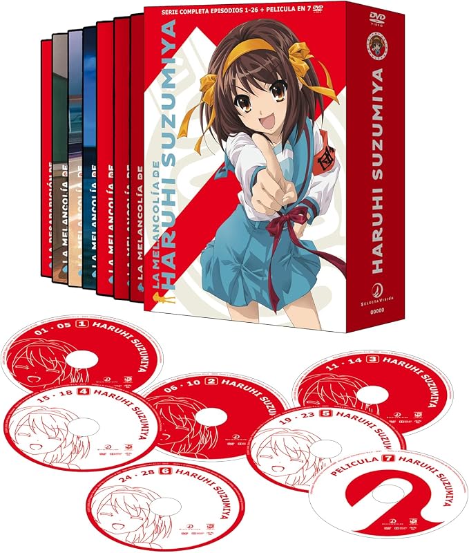 La Melancolía de Haruhi Suzumiya. DVD