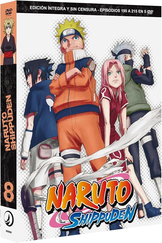 Naruto Shippuden Box 8 (Episodios 190 a 215) [DVD]