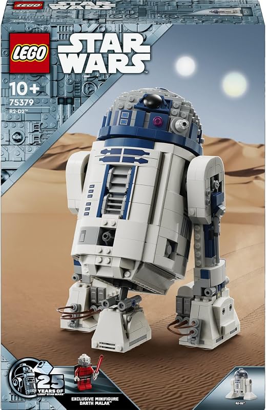 LEGO Star Wars R2-D2-75379 | Giochi per bambini da 10 anni, figura di droide giocattolo con testa rotante, periscopio e strumenti, idea regalo, 1050 pezzi