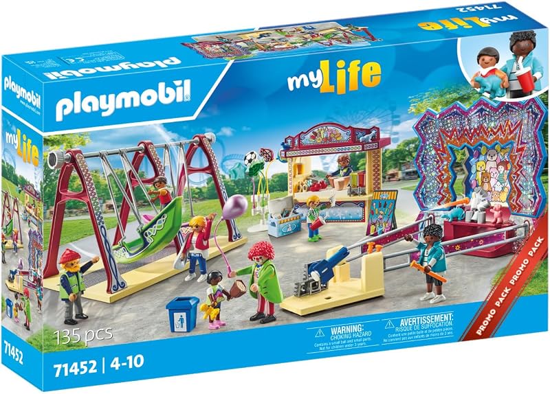 PLAYMOBIL My Life 71452 Feria, a partir de 4 años