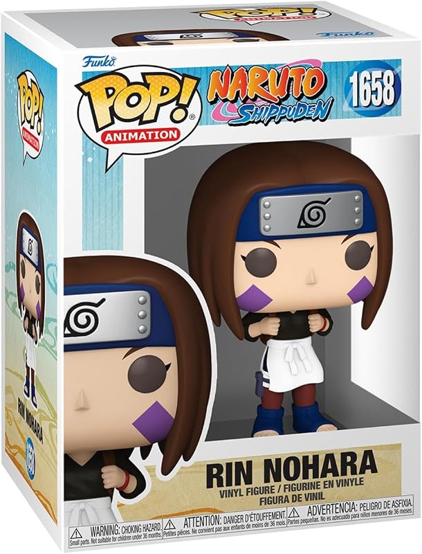 Funko Pop! Animation: Naruto - Rin Nohara - Naruto Shippuden - Figura de Vinilo Coleccionable - Idea de Regalo- Mercancia Oficial - Juguetes para Niños y Adultos - Anime Fans