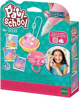 Aquabeads PATISCHOOL- Pink Kit de decoración Rosa, 32333, Multicolor, Talla Única