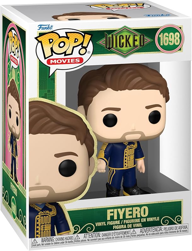 Funko Pop! Movies: Wicked - Fiyero | Goodies Officiels Fantasy - Figurine Vinyle à Collectionner - Idée Cadeau Anniversaire pour Fans et Collectionneurs