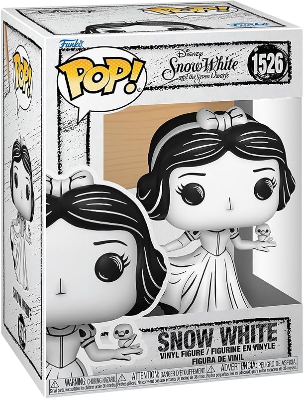 Funko Pop! Disney: Snow White - Sketched | Goodies Officiels Cartoon/Animation - Figurine Vinyle à Collectionner - Idée Cadeau Anniversaire pour Fans et Collectionneurs