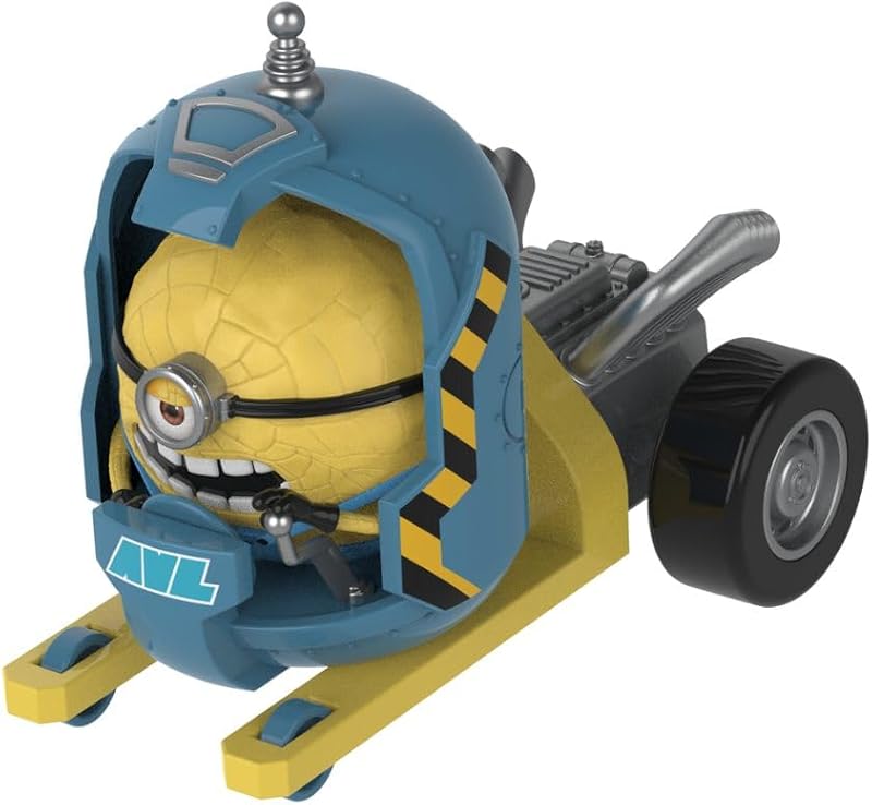 BANDAI Minions AR07167 Vehículo Coche de Fricción de Cápsula Juguete Multicolor, Juguetes y Regalos para Niños y Familia