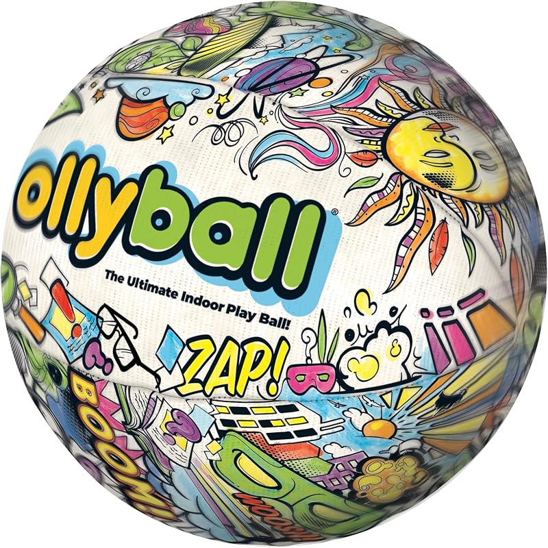 Ollyball La Pelota para Toda la Familia para Jugar y Pintar Dentro de casa sin Romper Nada